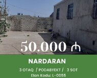 Sabunçu rayonu , Nardaran qəs., 3 otaq