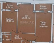 Sumqayıt ş., Yeni tikili , 2 otaq