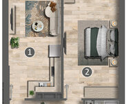 Sumqayıt ş., Yeni tikili , 2 otaq