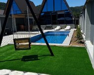 Qəbələ ş., Həyət evi / Villa , 4 otaq