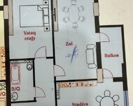 Xırdalan ş., Yeni tikili , 3 otaq