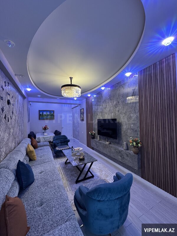 Xətai rayonunda 3 otaqlı Yeni tikili Satılır, 100 m² Xətai rayonunda 3 otaqlı Yeni tikili Satılır, 100 m²