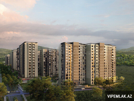 Suraxanı rayonunda 1 otaqlı Yeni tikili Satılır, 53 m² Suraxanı rayonunda 1 otaqlı Yeni tikili Satılır, 53 m²