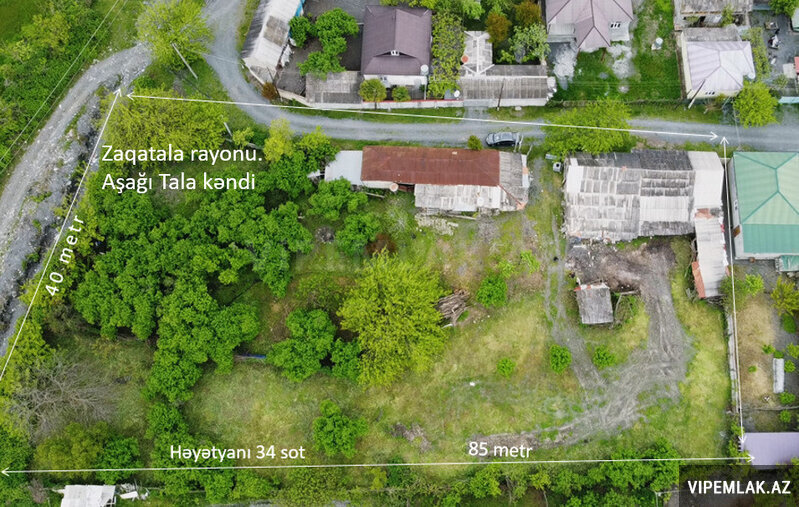 Zaqatala şəhərində 2 otaqlı Torpaq Satılır, 34 sot Zaqatala şəhərində 2 otaqlı Torpaq Satılır, 34 sot