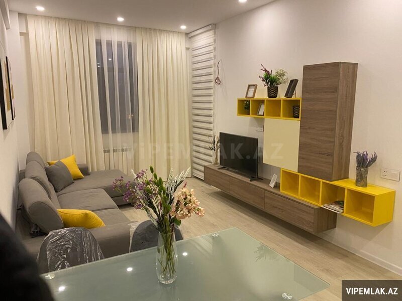 Xətai rayonunda 2 otaqlı Yeni tikili Kirayə verilir, 50 m² Xətai rayonunda 2 otaqlı Yeni tikili Kirayə verilir, 50 m²