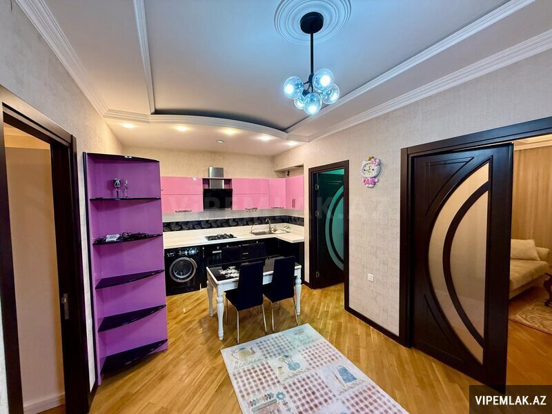 Nərimanov rayonunda 3 otaqlı Yeni tikili Kirayə verilir, 90 m² Nərimanov rayonunda 3 otaqlı Yeni tikili Kirayə verilir, 90 m²