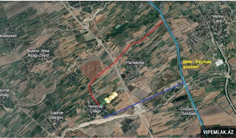 Xaçmaz şəhərində Torpaq Satılır, 204 sot Xaçmaz şəhərində Torpaq Satılır, 204 sot