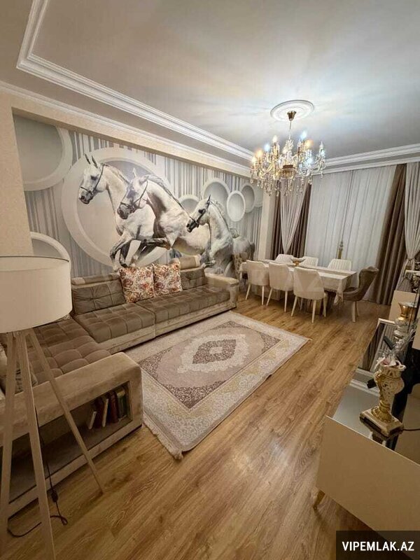 Xətai rayonunda 3 otaqlı Yeni tikili Satılır, 123 m² Xətai rayonunda 3 otaqlı Yeni tikili Satılır, 123 m²