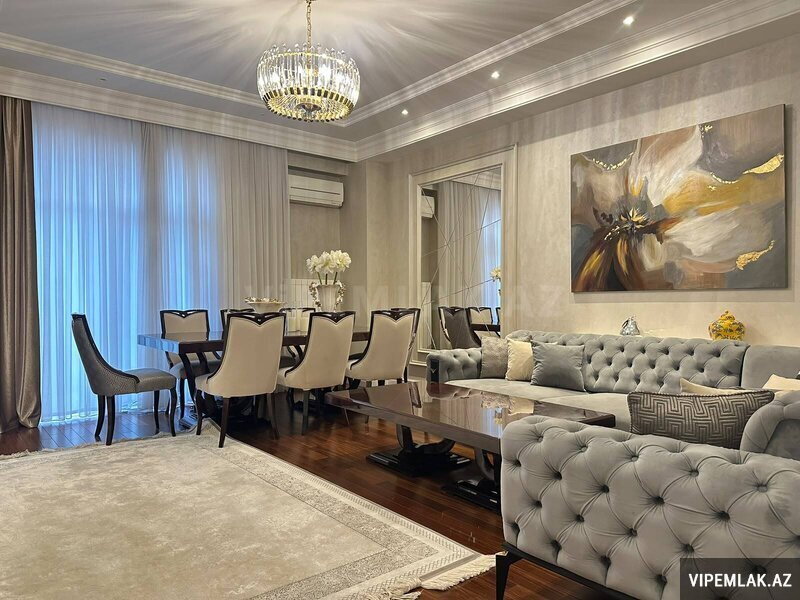 Xətai rayonunda 4 otaqlı Yeni tikili Satılır, 160 m² Xətai rayonunda 4 otaqlı Yeni tikili Satılır, 160 m²
